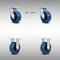 Service Caster 5 Inch SS Solid Poly Caster Set with Roller Bearings 2 Swivel Lock 2 Rigid SCC SCC-SS30S520-SPUR-BSL-2-R-2 - alternate 1